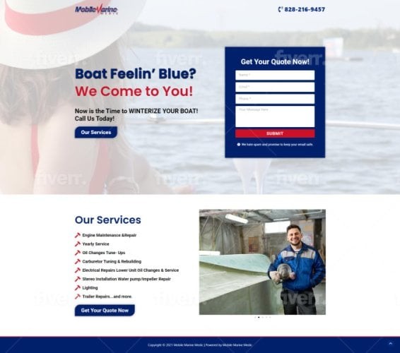 I will Create a responsive and modern WordPress Landing page design