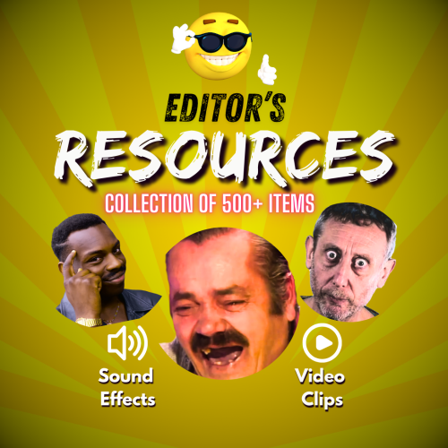 I Will Provide 500+ Resources Bundle For Video Editors