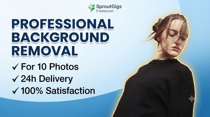 I Will Provide Professional Background Removal Service for 10 Photos