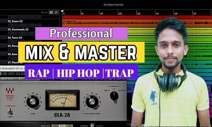 I will mix and master your rap, hip hop, trap, rnb song