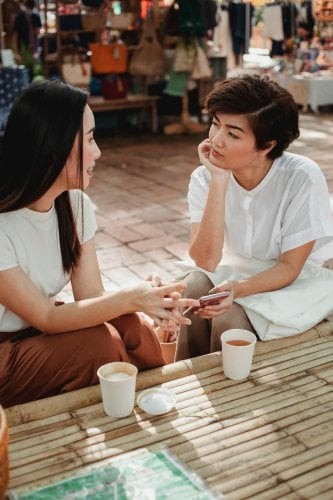 I will coach language practices while listen, chat and give advice for life