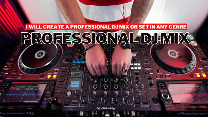 I will do pro dj mix set for you