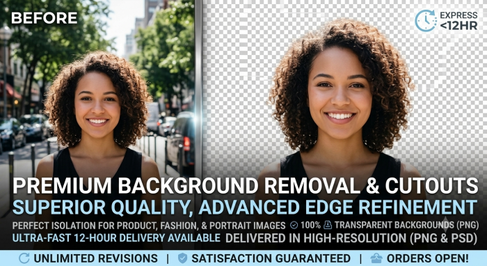 ​I will do professional image background removal and cut out images perfectly