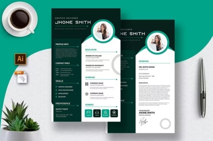 I Will Make One Professional Resume / CV ( Pdf or Word )
