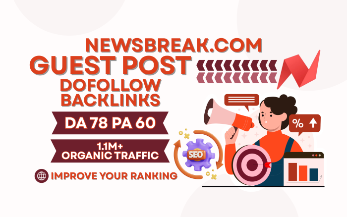 I Will Write and Publish a SEO Guest Post On Newsbreak To Boost Your Online Presence