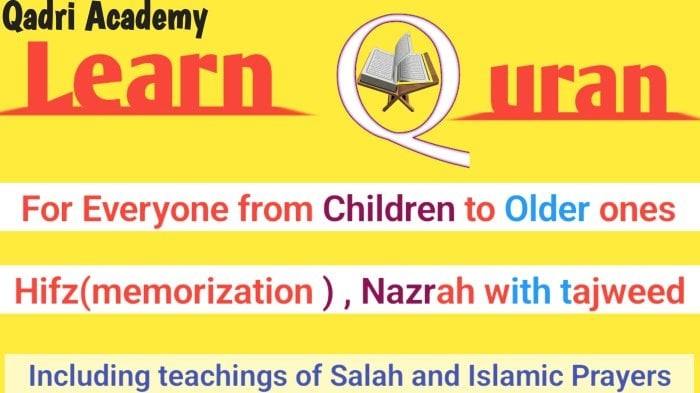 I will teach 12 lessons of the Holy Quran
