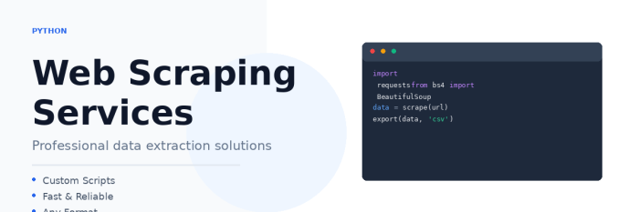 Professional Python Web Scraping – Extract Data from Any Website