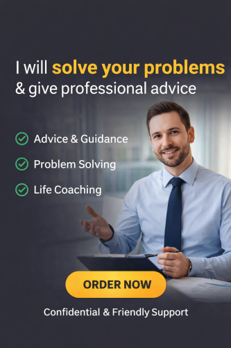 I Will Solve Your Problems and Give Professional Advice