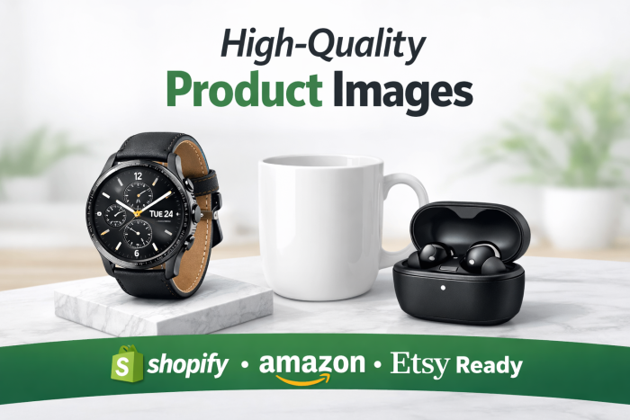 I will create high-quality product images for eCommerce stores