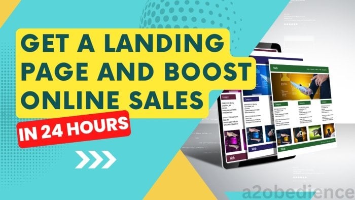 I Will Create a High-Converting Landing Page in 24 Hours