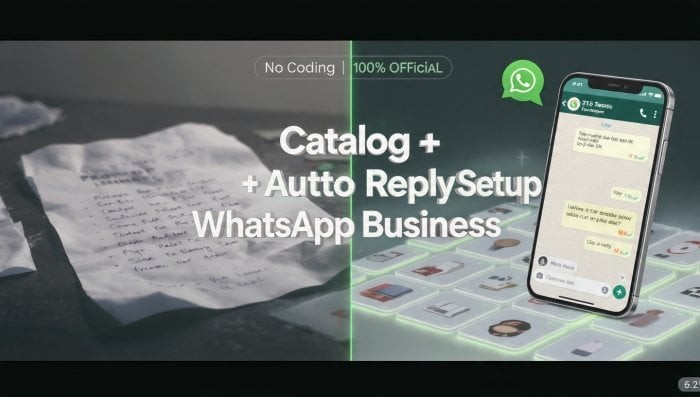 I will create Whatsapp Bussiness Catalog + Auto-replay Setup