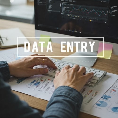 I will do Arabic or English Data entry and Web research