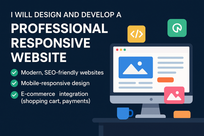 I Will Design And Develop A Professional Responsive Website (Laravel / WordPress)
