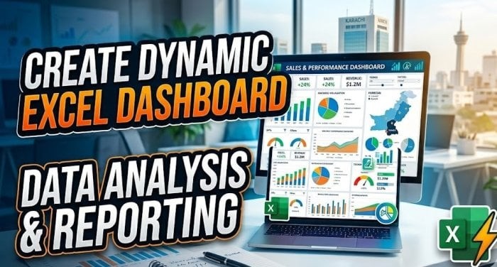 I Will Create Interactive Excel Dashboard, Charts For Data Analysis And Reporting