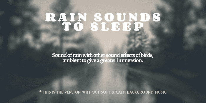 I Will Create A 1 Hour Audio Loop With Rain Background And Additional Sound Effects