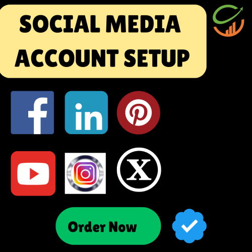 I Will Create and Setup Your Facebook, LinkedIn, Instagram, Twitter, YouTube & Pinterest Account!