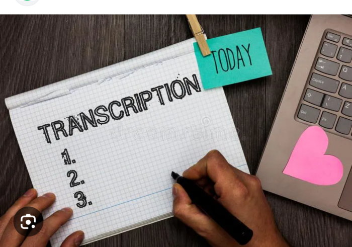 I Will Transcript English Audio/Video (15 Minutes Length) Into Text
