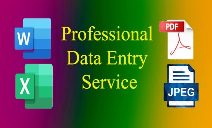 I will do data entry, copy paste, convert file pdf to word excel and Virtual assist