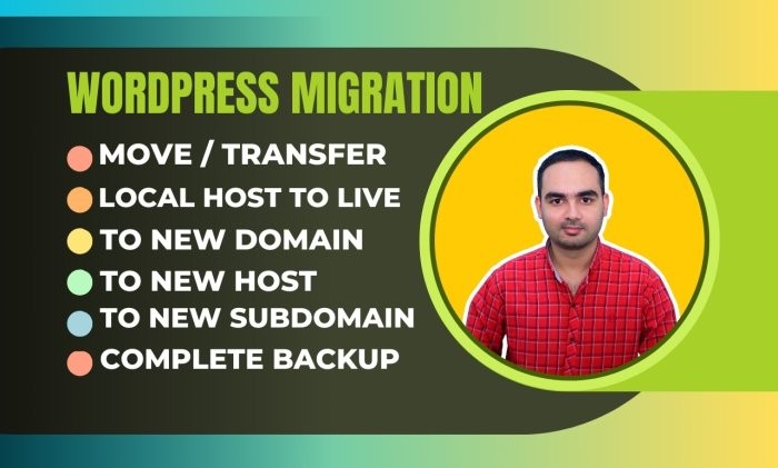 I Will Do WordPress Migration With WordPress Backup