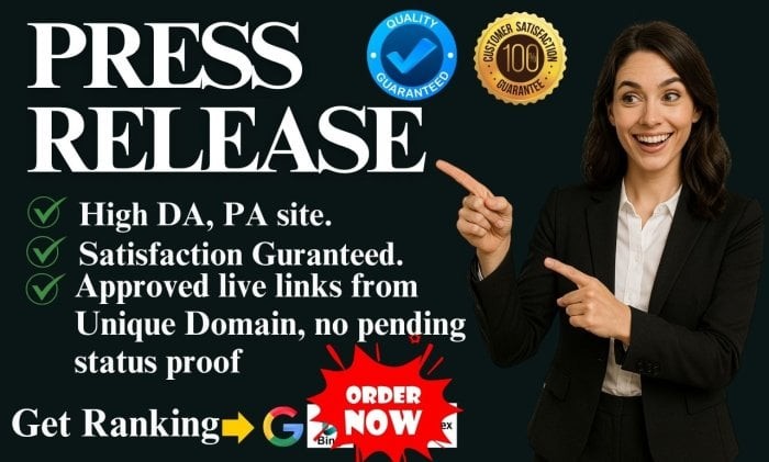 I Will Write And Distribute Your Press Release (PR) to 35 High Authority Platforms